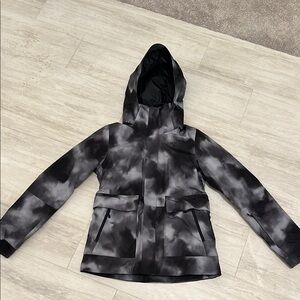 The North Face Black and Gray Hooded Jacket